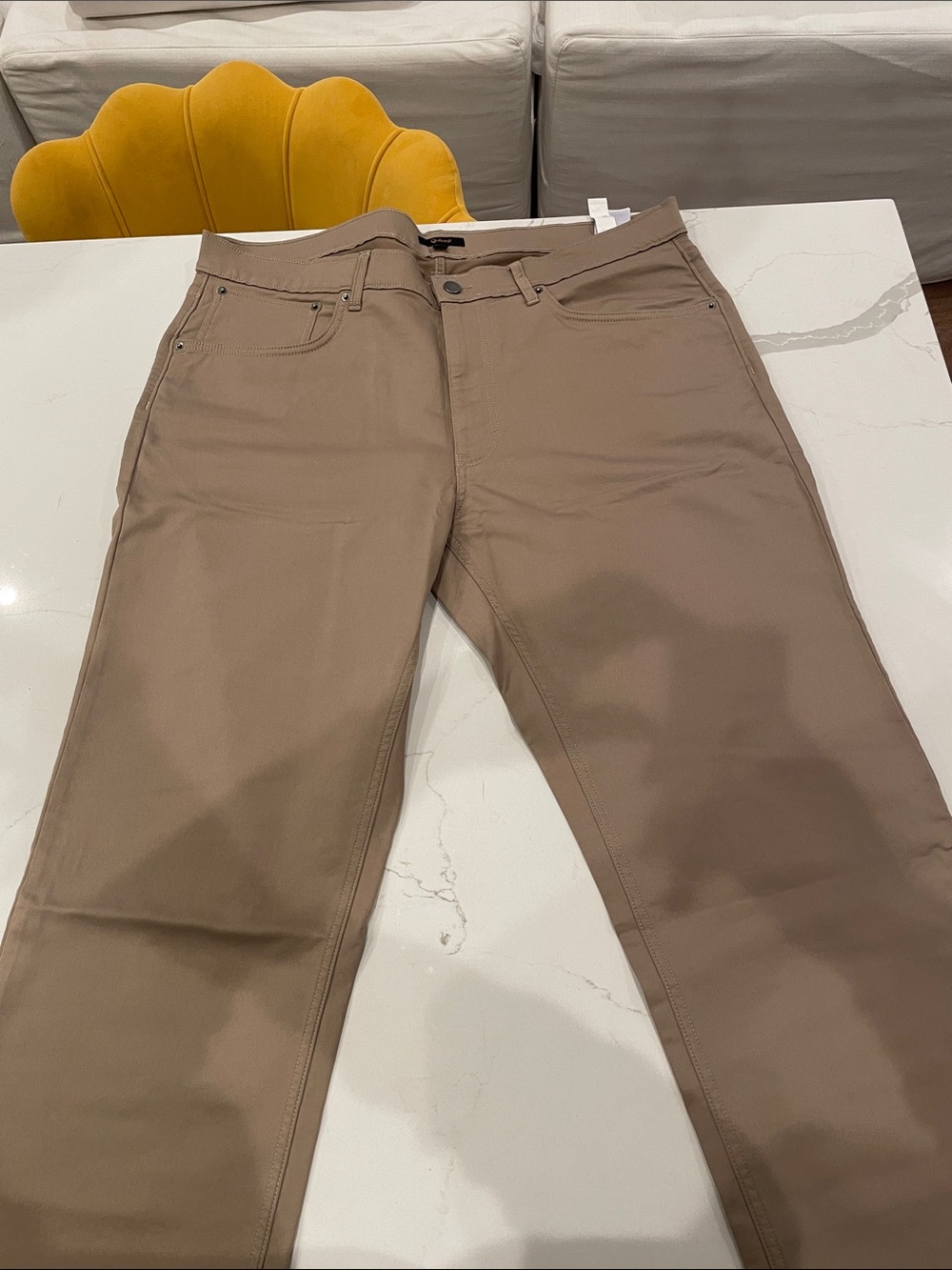Quince Men's Chino Pants in Taupe